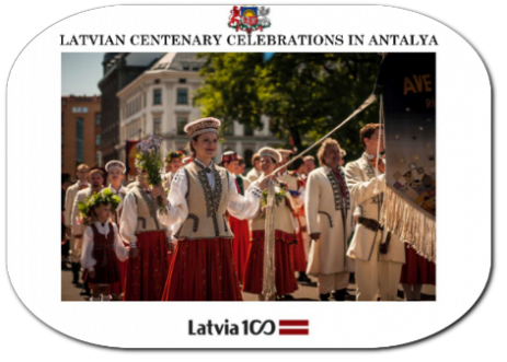 Latvian centenary in Antalya